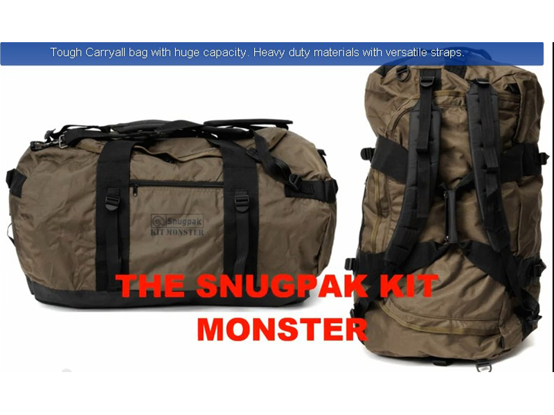 Snugpak - Geanta / Rucsac Kit Monster Marea Britanie 65litri  