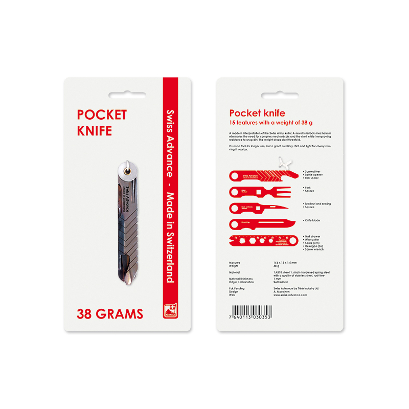 Swiss Advance Pocket Knife 38g 